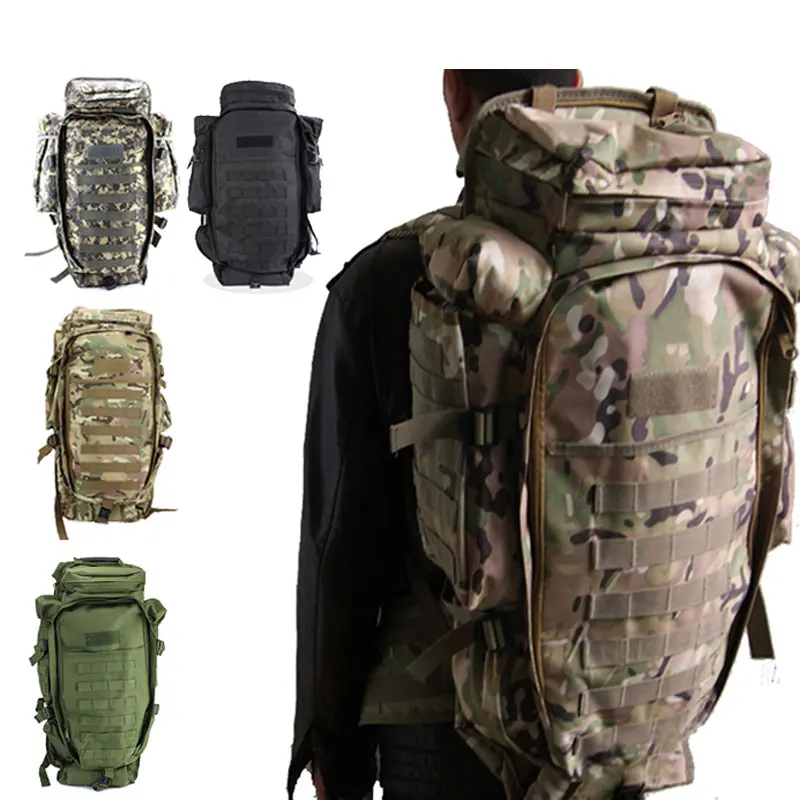 Men Women Military Tactical Hiking Rifle Bag Trekking Unisex Travel Camping Outdoor Sport Backpack Rucksacks Climbing Bags