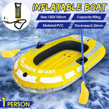

Inflatable Boat Professional Outdoor Sport Tools Canoe 2Person PVC Stream Kayaking Rubber Boat Convenient Boating Fishing