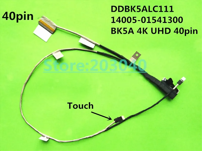 LCD Screen Cable Asus UX501 UX501J N501J N501JM Touch Laptop 40PIN DDBK5ALC111