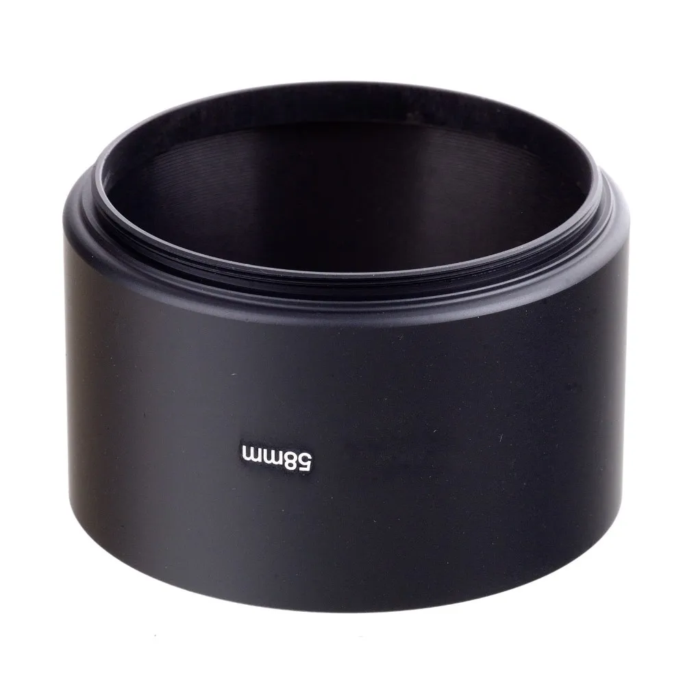 Metal Tele Lens Hood 49mm 52mm 58mm 55mm 62mm 67mm 72mm 77mm 82mm Screw
