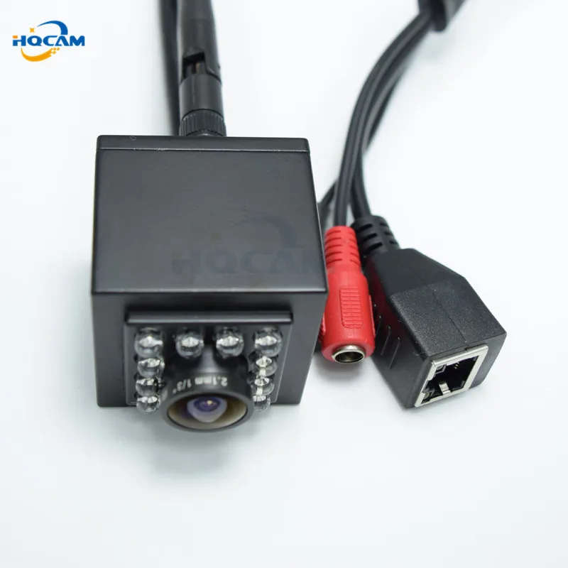 Hqcam Широкий формат 720 P мини IP-камера Мини ИК Камера indoor 940nm LED WI-FI IP-камера аудио маленький Ночное видение Камера hi3518e