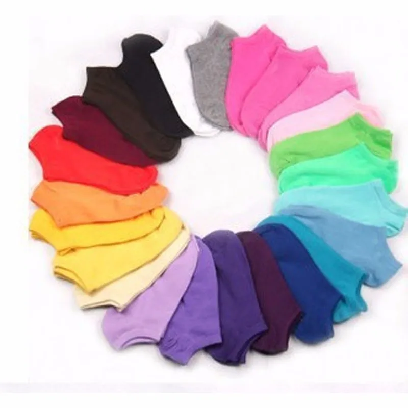 5pair=10pcs Warm Comfortable Cotton Blends Girl Women's Socks Ankle Low Socks Female Invisible Woman Socks Chaussettes Meias 15