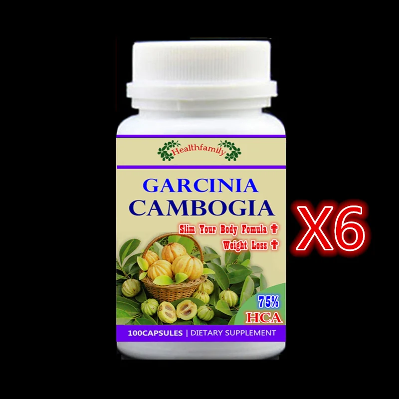 

6 bottle 600 pcs,Fast Weight Loss Garcinia Cambogia Extract,slim your body fomula,easy reduce weight supplements,free shipping