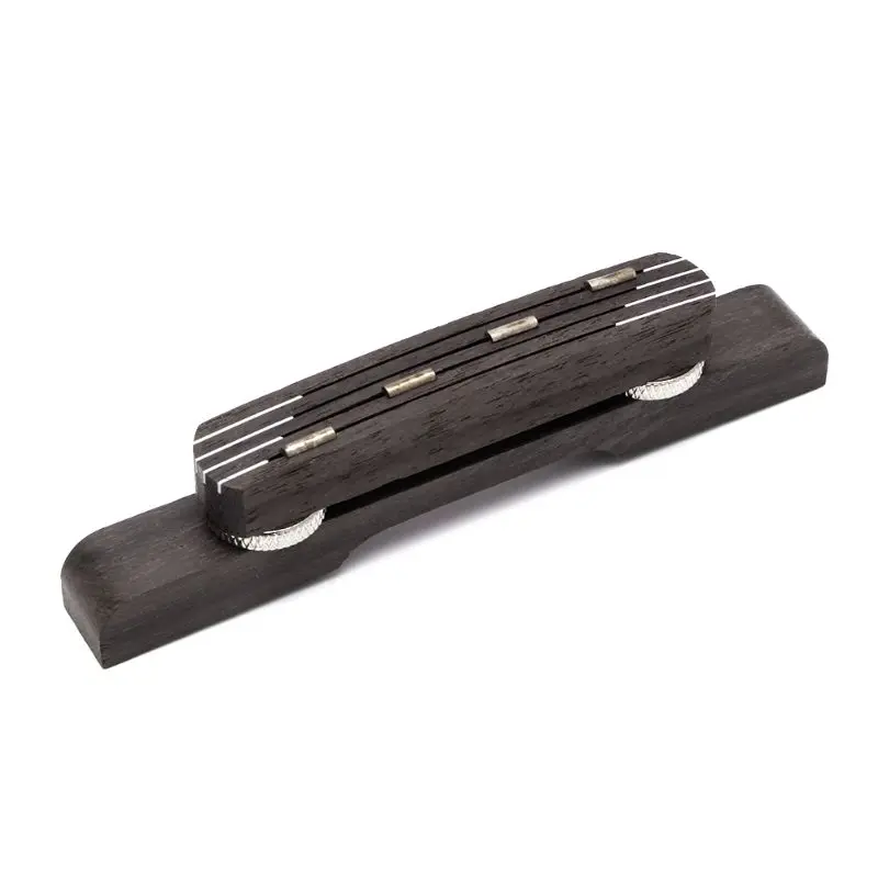 

Durable Rosewood Guitar Bridge Mandolin Bridge For Hofner Bass Guitar Adjustable