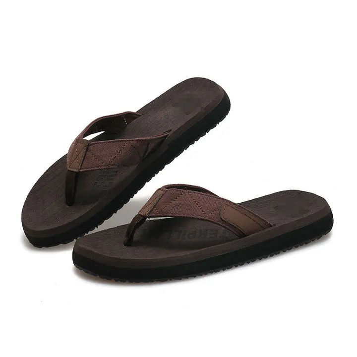 High Quality Popular Outdoor Beach Flat Sandals Man Slippers Mens Rubber Sole Orthotic Flip Flops (16)