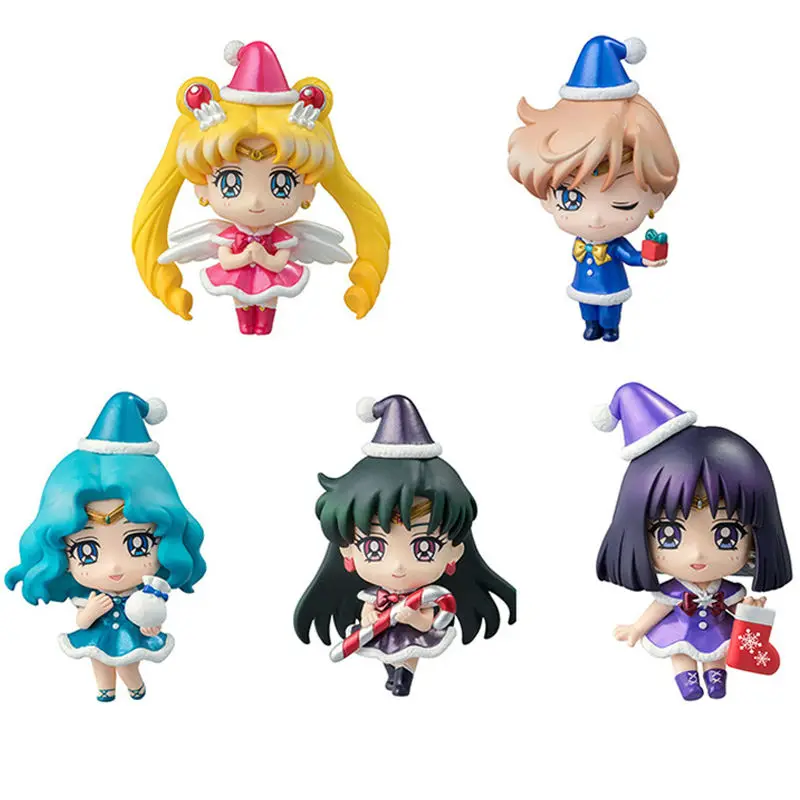 Sailor Moon Petit Chara Рождество специальный набор из 10 ограниченная фигурка игрушки