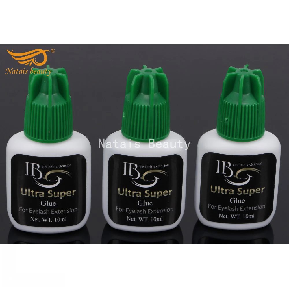

3 pcs/lot I Beauty Fast Drying Glue Professional Adhesive for Eyelashes Extension Holding Time 5 to 6 Weeks 10ml Free Shipping