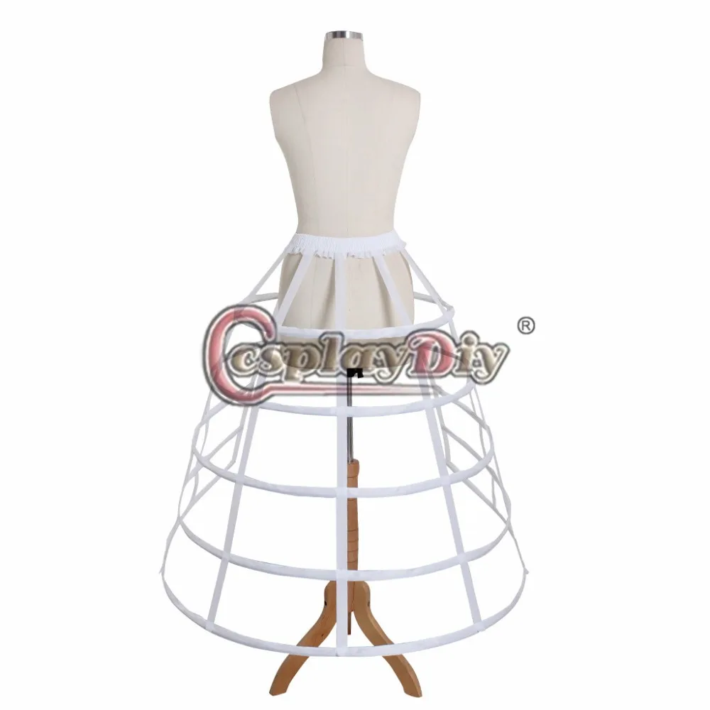 Cosplaydiy ̵   ߼ Crinoline  Paniner ĿƮ     5  Bustle ƼƮ Underskirt L320