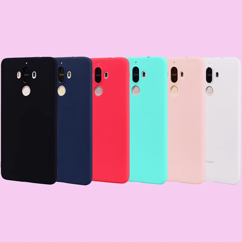 

Fashion Candy Colors Soft TPU Case Phone Silicone Cover Skin Shell Coque Fundas Hull for Huawei Mate 10 Lite Pro 20 Lite 9 Funda