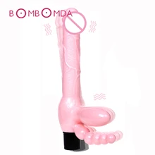 Double Head font b Dildo b font Vibrators Clitoris Stimulation G spot Massager font b Dildo