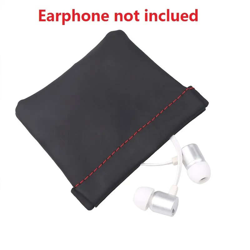 

Portable Earphone Bag Case Leather Mini Usb Cable Case Cover Pouch Earphone Bag for Earbuds Memory Card Earphone Accessories