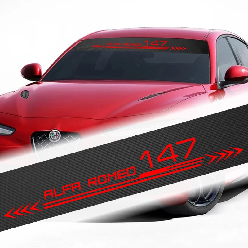 Автомобильный Стайлинг Передняя наклейка на ветровое стекло наклейка для alfa romeo 159 147 156 giulietta 147 159 mito Giulia Stelvio Spider