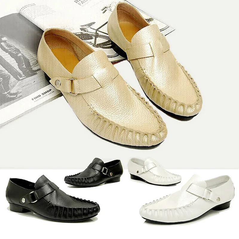 Summer male foot wrapping sailing shoes fashion genuine leather