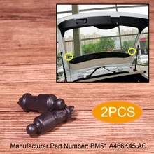 2 pçs 4m51a466k45ac traseiro parcela prateleira bandeja cinta fixação grampos de corda grampos apto para ford C-MAX 2006-2008 foco (mk2) 2006-2011