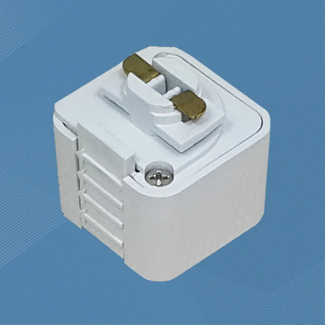 Two Wire Track Joint Connector White Black Metal Halide Lamp Two Wire Track Joint Connector White Black Metal Halide Lamp Ings Light Parts 20pcs