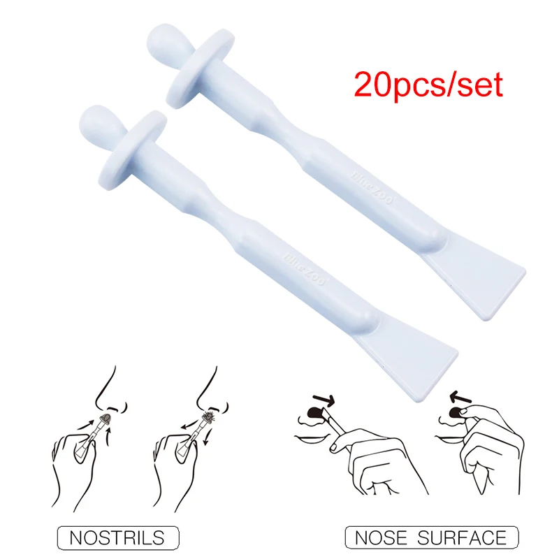 

20 Pcs Nose Wax Stick Nasal Hair Removal Kit Natural Beeswax Safe Formula Nose Wax Stick Hair Removal Accessories