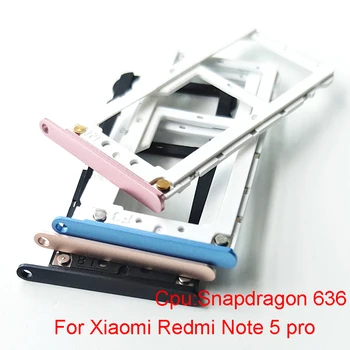 

10Pcs/Lot, New Tested Sim Card Reader Holder Sim Tray For Xiaomi Redmi Note 5 Pro Replacement Part