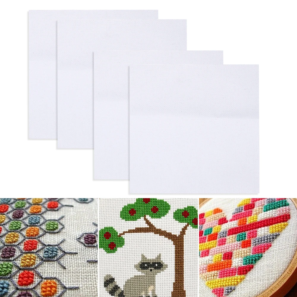 

1Pcs Canvas Cross Stitch Embroidery Fabric Embroidery Fabric DIY Needlework Handmade Sewing Stitching Handcraft Embroidery