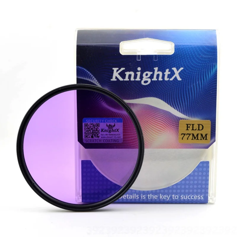 KnightX STAR UV ND FLD поляризатор 49 мм 52 мм 55 мм 58 мм 62 мм 67 мм 72 мм 77 мм фильтр объектива для sony Canon Nikon d800 d5200 canon - Цвет: FLD