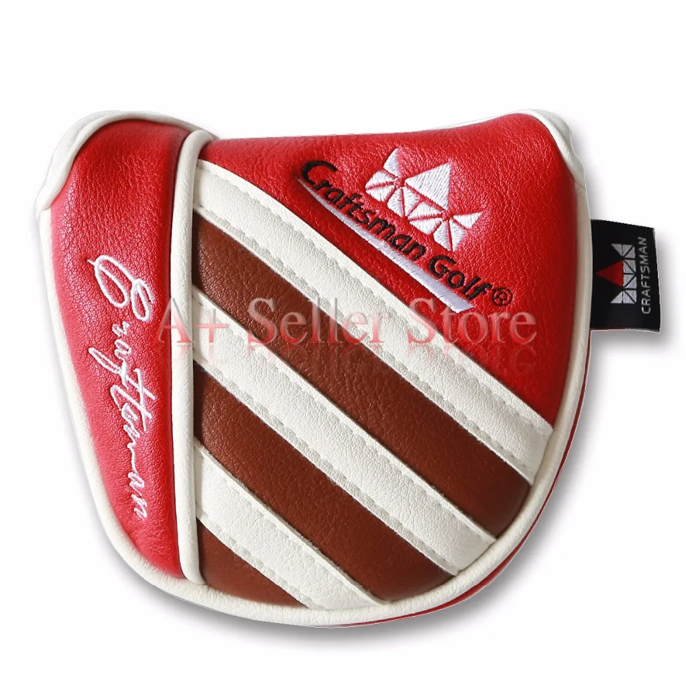 Craftsman Putter Cover White Hot XG Golf Mallet Putter Cover Headcover