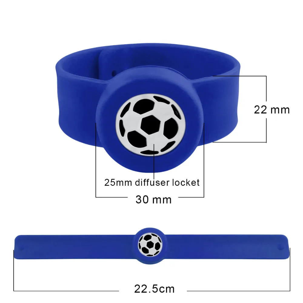 Детские Взрослые силиконовые браслеты модный синий ароматерапия диффузор Комаров Репеллент Браслет