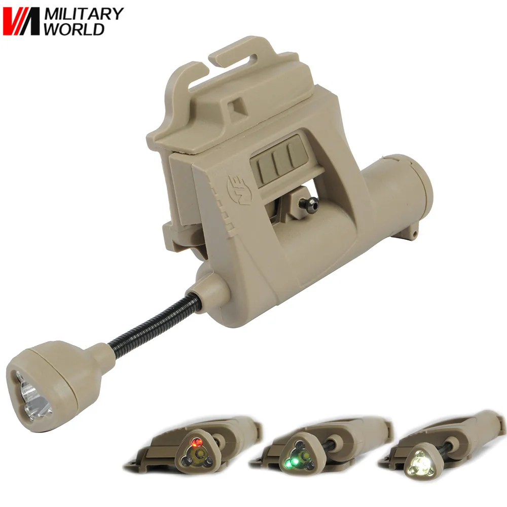 

Tactical Combat Night Evolution Charge MPLS Helmet Light Illumination Tool Outdoor Hunting Portable Helmet Accessories Tan/Black