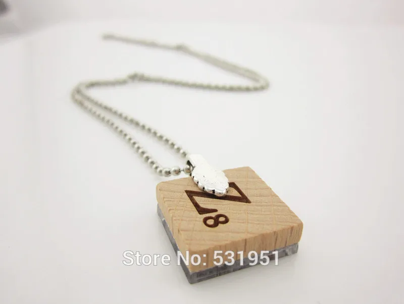 Оптовая продажа Scrabble ювелирные изделия ожерелье Книга набор книг Плитка Кулон
