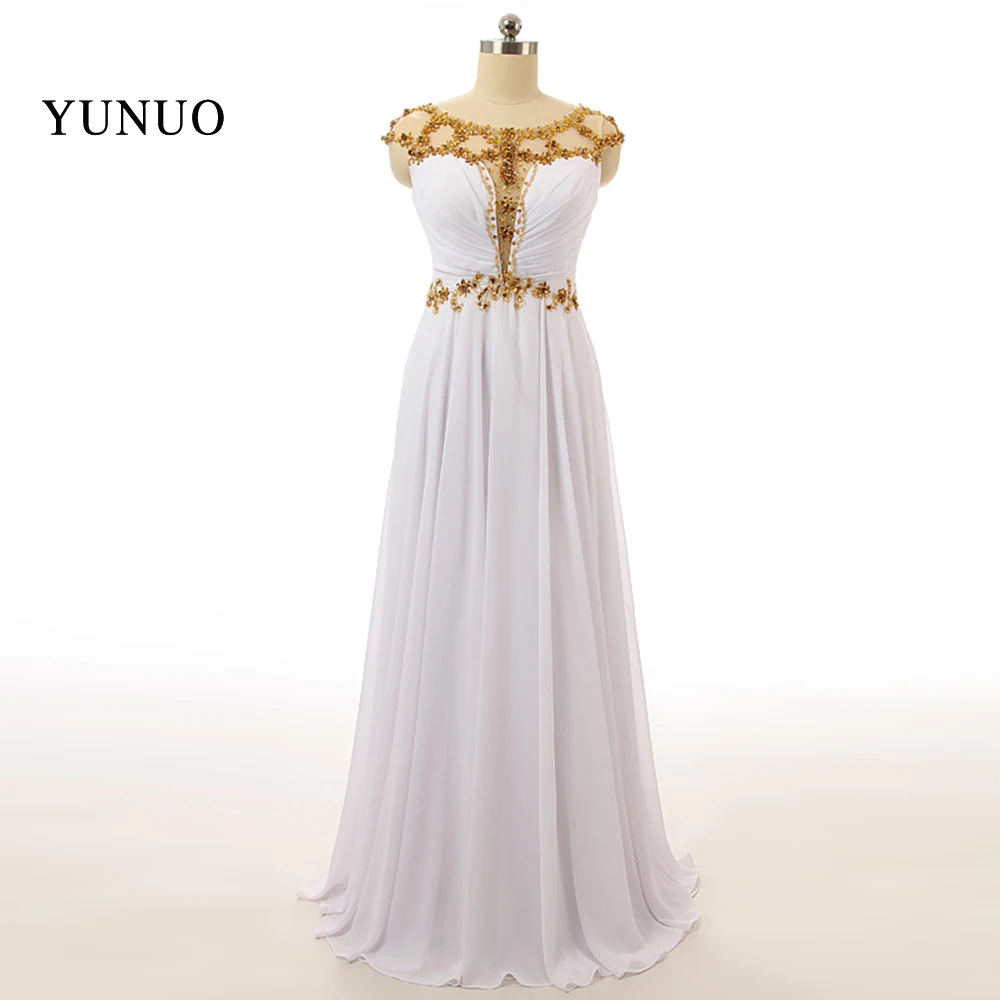gold & white dresses