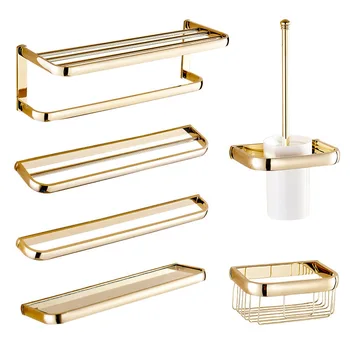 

golden bathroom pendant suits all copper cash supply bath towel rack supply towel rack Bath Hardware Sets