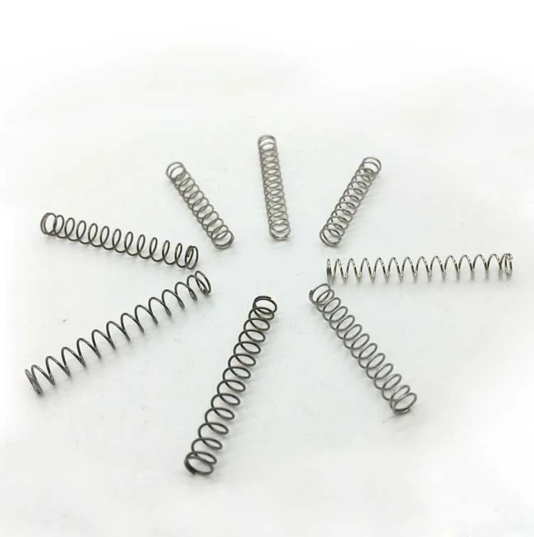 2pcs fine small compressed springs 0.12mm wire diameter 1.8mm outside