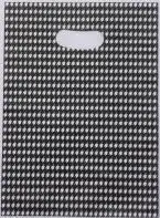 

500pcs 15x20cm Black white design Printed Plastic Recyclable Useful Packaging Bags Shopping Hand Bag 01502034