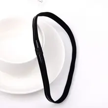 Женская эластичная спортивная повязка на голову, регулируемые Твердые эластичные нескользящие Йога повязки для волос аксессуары C55K распродажа