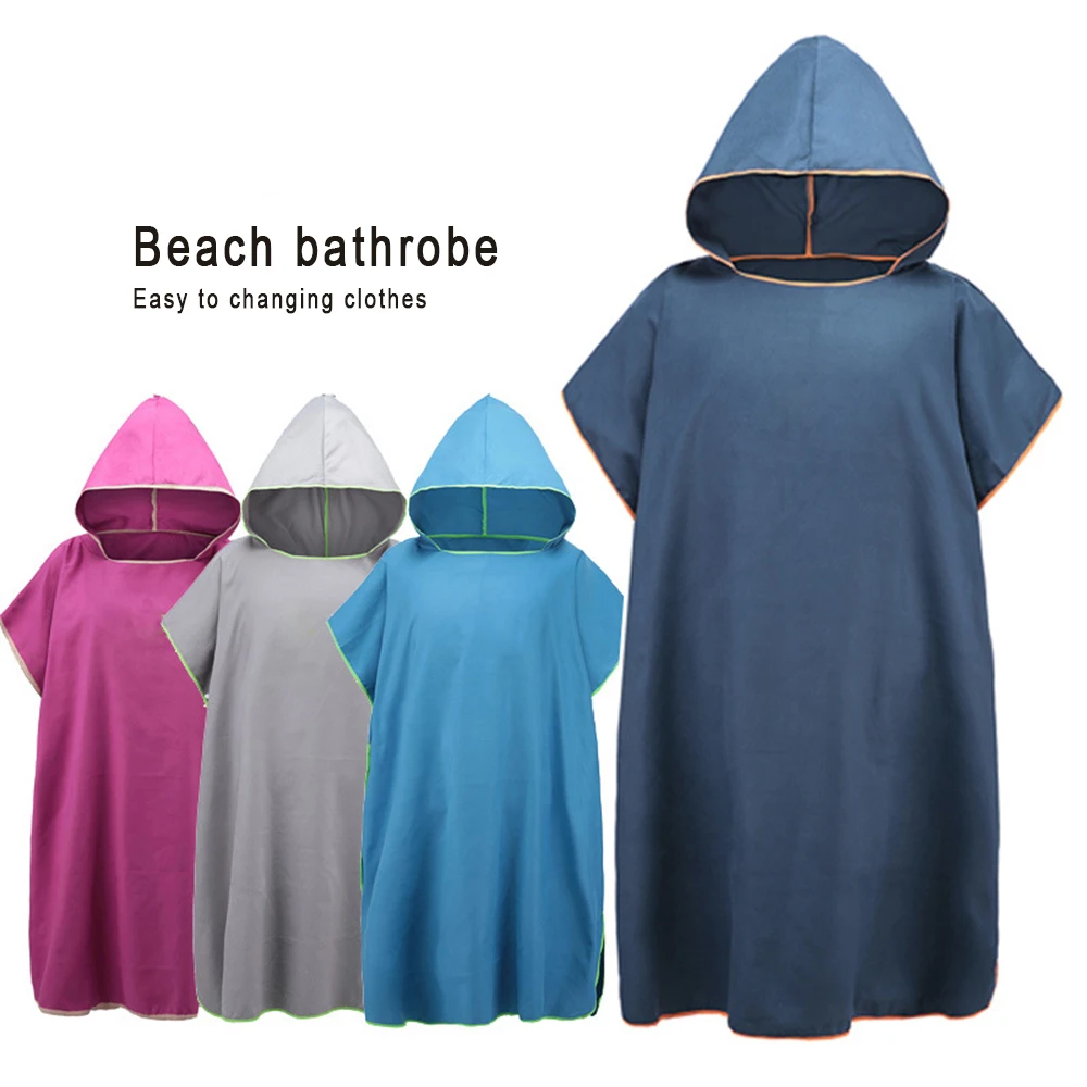 Zipsoft Beach Towel Absorbent Microfiber Changing Poncho Mulitcolor Hooded 91*109cm Easy for Cloth on 2017|towel absorb|absorbent microfiberhooded
