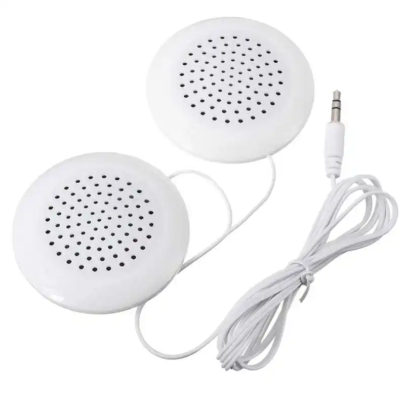 

Brand new and high quality 3.5 mm plug Universal Mini Neck Pillow Speaker For iPhone iPod MP3 MP4 Playe