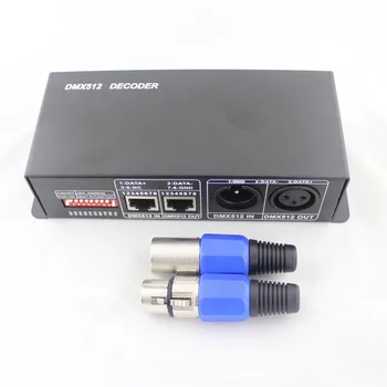 

3CH DC12-24V LED DMX Controller/Decoder LED Controller for RGB 5050 3528 LED Strip Light