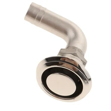 70 мм лодка палуба дренаж нержавеющая сталь судовая аппаратура нержавеющая сталь Лодка аксессуары морской Серебряный