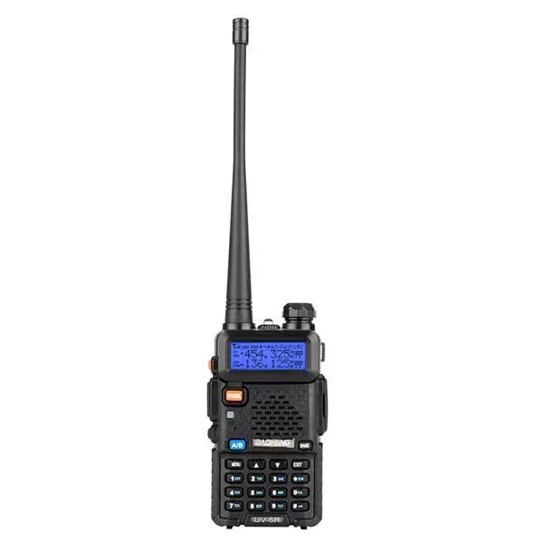 

SOONHUA LCD 5W Walkie Talkie 136-174MHz/400-520MHz Dual Band Walkie Talkies With 1-LED Flashlight Black