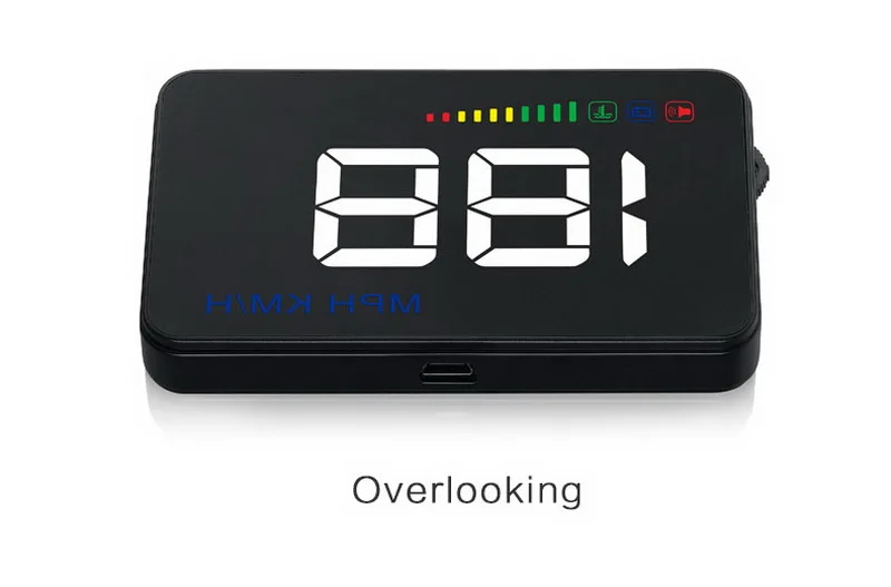 Автомобиль Head Up Дисплей A500 HD 3,5 дюйма OBD2/EUOBD проектор для ветрового стекла Smart Напряжение цифровой Overspeed сигнализации HUD Дисплей