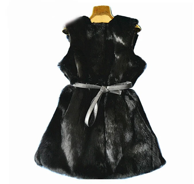 Жилет из натурального меха кроличьего KFP738 хит продаж 2019|rabbit fur vest|fur vest realnatural |