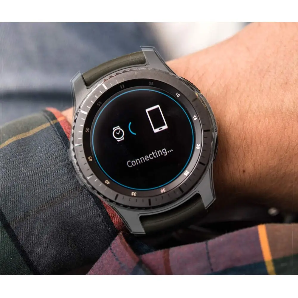 Tschick чехол для Samsung Gear S3 SM R760 мягкий ТПУ покрытием защитный бампер в виде ракушки