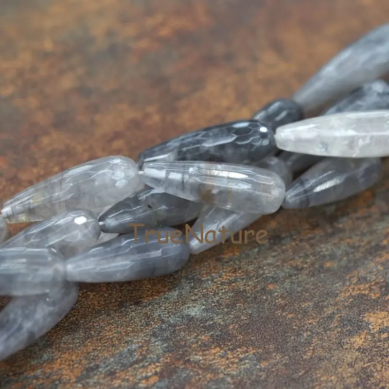 20170926-BE6134- Faceted Pear Shape Loose Beads-10x30mm-4.16g_3