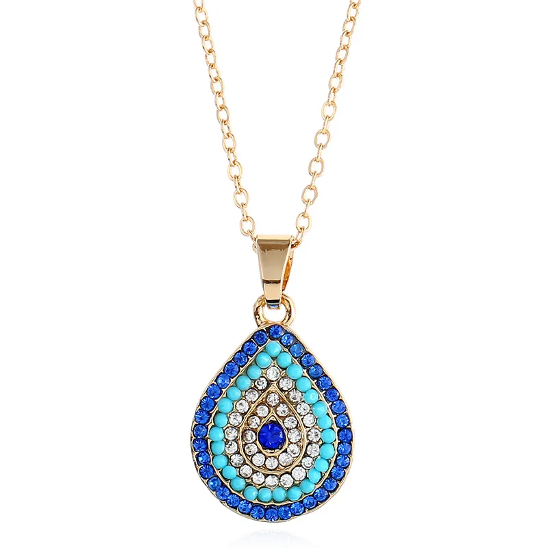 5pcs/set jewelry necklace bracelet drops Turkey blue eye jewelry set
