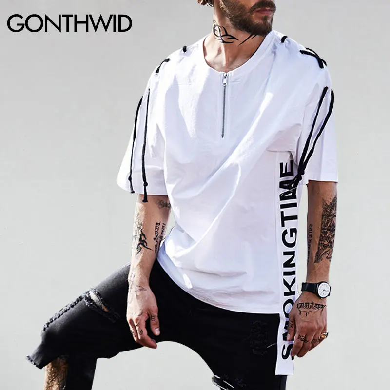 shirts with zipper front mens