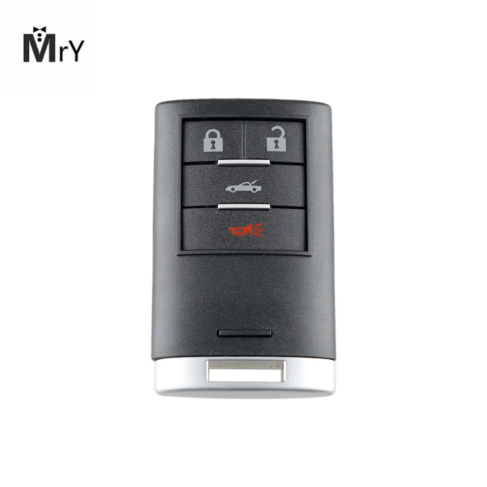 

MAHAQI Car Accessories Auto Key Case Bag Replacement 4 Buttons Smart Key Shell Case For Chevrolet Corvette Cadillac Hot Sale