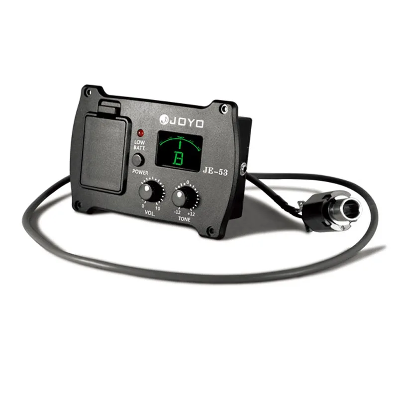 

JOYO JE-53 EQ Guitar Parts 2 In 1 Equalizer and Tuner Professional Acoustic Guitarra Preamp Equalizer Pickup Guitar Accessories