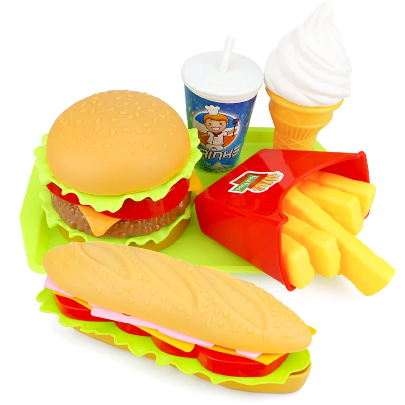 toy hamburger set