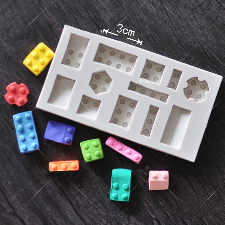 

Luyou 1 pcs lego robot boy birthday party silicone cake mold fondant mold cake decorating tools chocolate gum paste mold FM1251