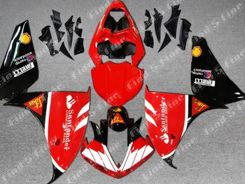 

Injection mold red white black for YAMAHA YZFR1 09-11 YZF R1 2009-2011 09 10 11 YZF-R1 2009 2010 2011 motorcycle fairing kit
