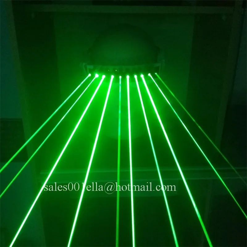 Green laserman luminous glasses07