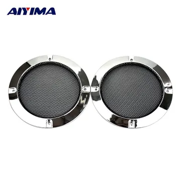 

AIYIMA 2Pcs 4Inch 123x104MM Speakers Protective Net Tweeter Grille Waffle Mesk Grills Special Audio Accessories